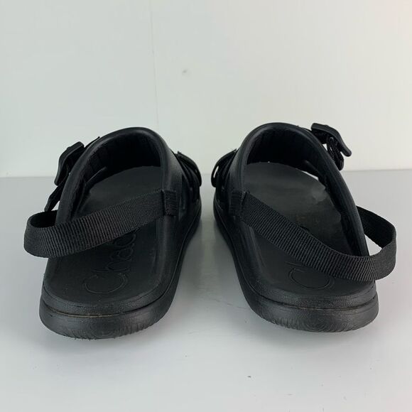 Chaco kid’s junior Black CHILLOS Sport Sandal adjustable strap size 5 - Picture 4 of 7